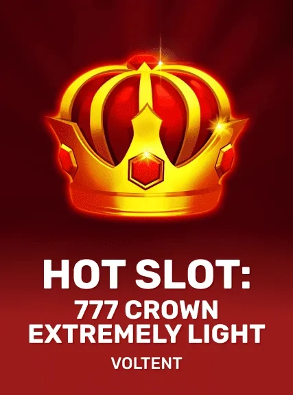 Hot Slot: 777 Crown Extremely Light game tile